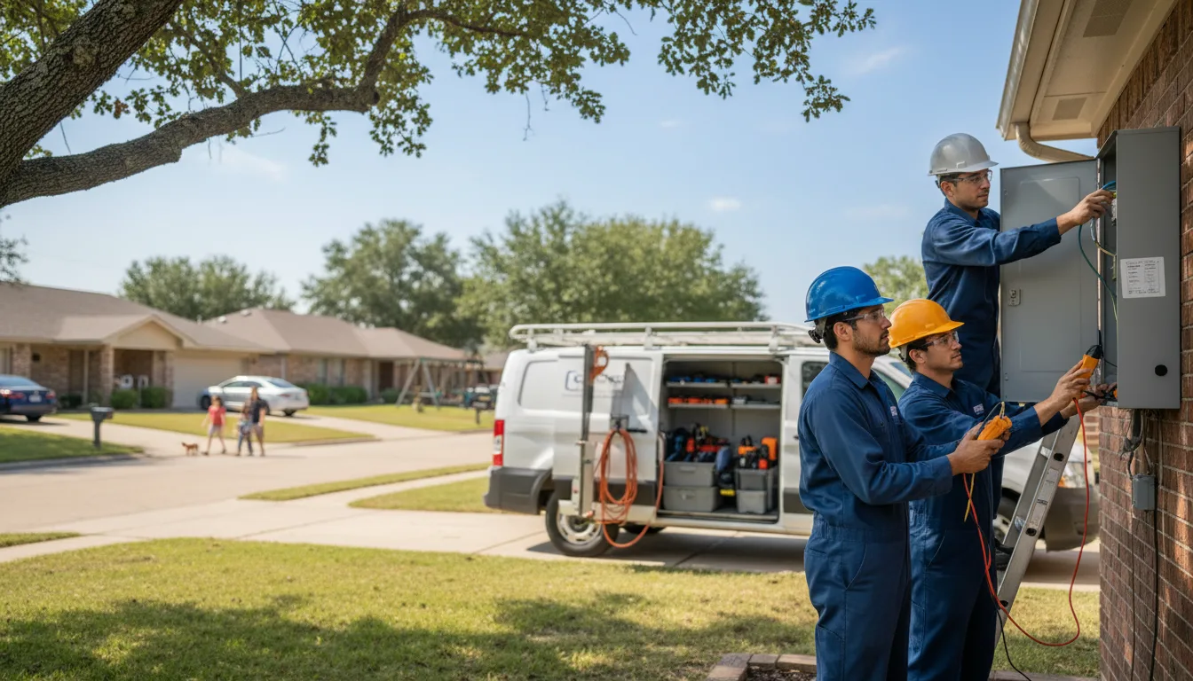 Certified electrician providing emergency electrical services in Nobleton, FL